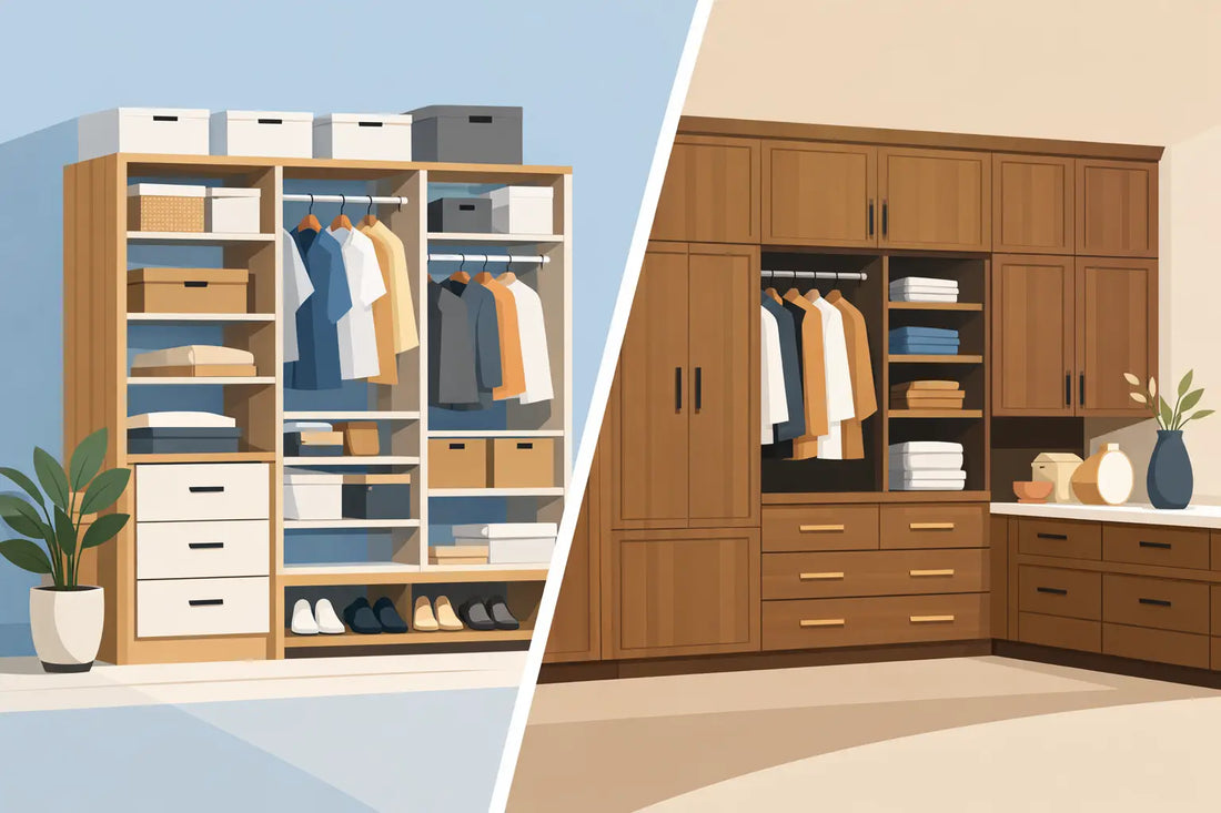 Modular Closets Versus Cabinetry for Your Home