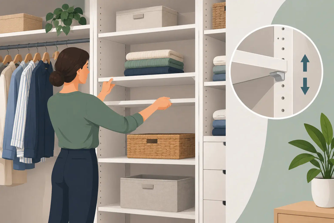 Can Closet Shelves Adjust? Plan a Better Fit