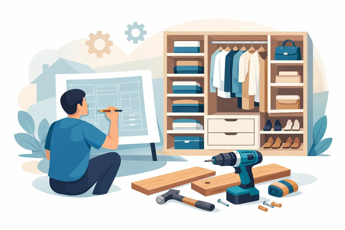 How to Make a Custom Closet Organizer at Home