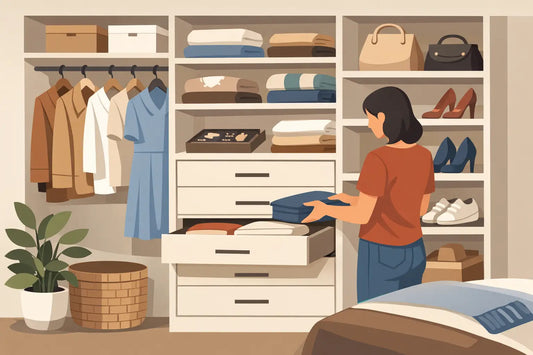 How to Upgrade a Closet With Drawers for Real Life