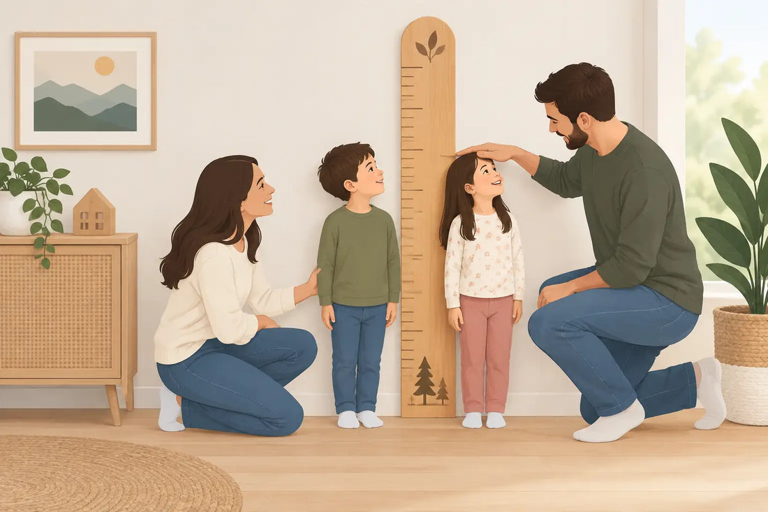 Personalized Wooden Growth Chart for Families