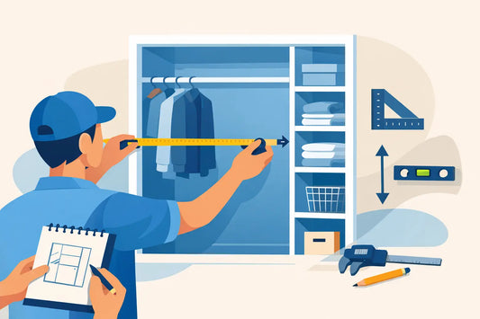How to Measure a Closet for Shelving Right