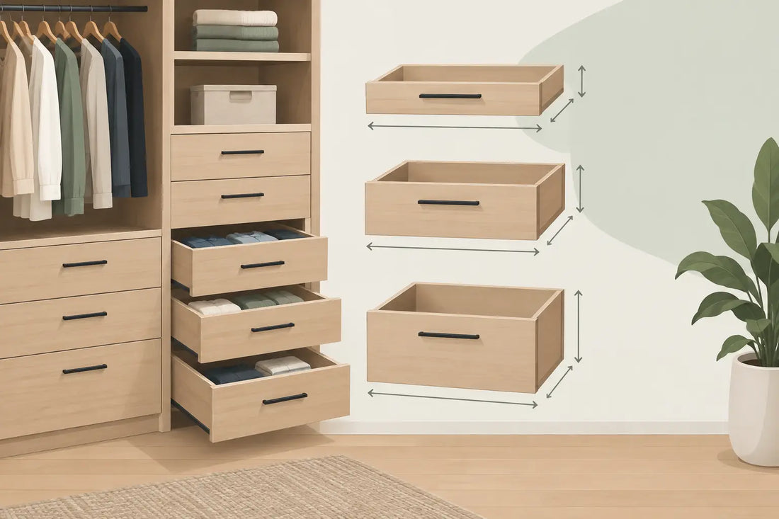 A Practical Guide to Closet Drawer Sizing