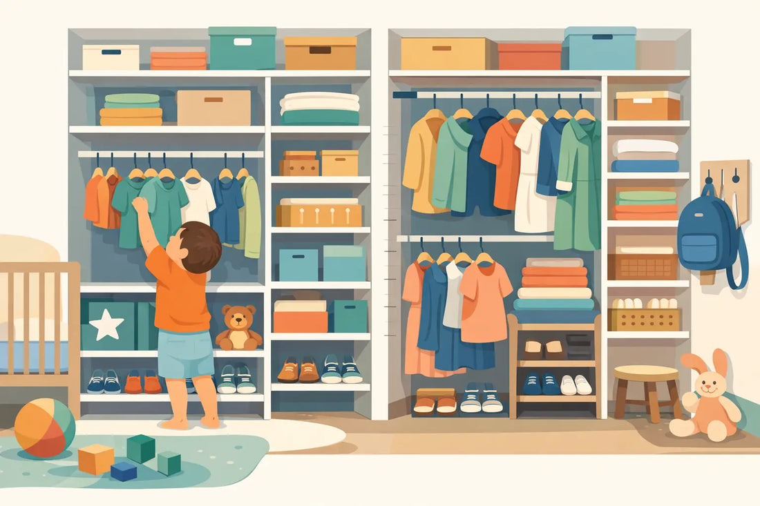 Closet Organization for Toddlers That Grows